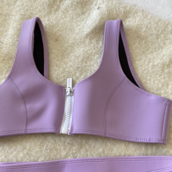 Hoaka lilac neoprene bikini set - Picture 3 of 11